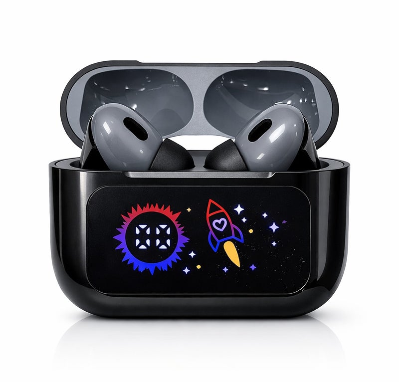 Wireless Earbuds (AirPods Pro 2 Style) – Type-C Charging – Charging Case Display Screen (Non-Touch) – Noise Cancelling – Mic